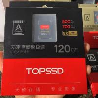 ราคา [ ของแท้ ] CFexpress Type A TOP 120GB SSD การ์ดหน่วยความจําและเครื่องอ่าน Type A ความเร็วสูงสําหรับ A73,A74, A7s4, A7r5, fX3 (41525488474)