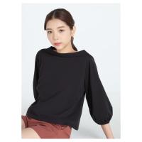 ราคา YNO Puff sleeves boat neck t-shirt เสื้อยืดคอปาดแขนพอง 3/4 ส่วน 21100 (9813731103)