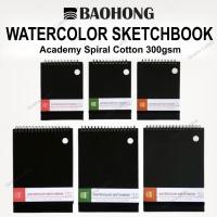 ราคา Baohong สมุดสเก็ตช์สีน้ํา Academy ผ้าฝ้ายเกลียว 300gsm (40667283080)