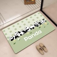ราคา พรมเช็ดเท้า พรม stussy การ์ตูนแพนด้าพรมปูพื้นห้องน้ําประตูห้องน้ําช็อกทนเสื่อกันลื่นห้องน้ําแห้งเร็วเสื่อเท้าไดอะตอมโคลนเสื่อดูดซับ (47602279613)