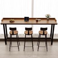 ราคา โต๊ะบาร์ไม้เนื้อแข็ง ทำจากไม้สน 100% หนา 5 ซม. เหมาะสำหรับใช้ในบ้านและเชิงพาณิชย์ 180*40*110CM (46003298579)