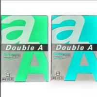 ราคา กระดาษสี Double A ขนาด A4 Double A Card Paper คละสี (28274764446)