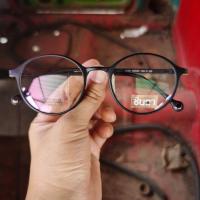 ราคา แว่นวินเทจ กรอบแว่นสายตา กรอบแว่นตา ชินตา รุ่น Egg Black กรอบสีดำ ทรงกลมมน เลนส์ใส ใช้วัสดุคุณภาพดี นำไปตัดเลนส์สายตา (8235964238)