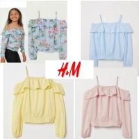 ราคา Hm Off The Shoulder Sabrina Top สําหรับเด็ก (LABEL IN SCISSORS) (28065185517)