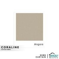 ราคา KKBS CURTAIN ผ้าผ้าม่าน Coraline ตัดโดยเมตร - Angora (126") (56703102277)