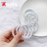 ราคา KOALA หนังยางรัดผมเกาหลีเกลียว ยางมัดผมขนาดเล็ก สีใส สว่างสะท้อนแสง หลากหลายสี สดใส ไม่ยืดไม่ย้วย ตัวฮิต (28354240038)