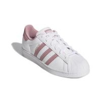 ราคา ♞,♘Adidas ของแท้ 100% Superstar รองเท้าผ้าใบสวมลำลองไม่หุ้มข้อสีขาวชมพู (22864459005)