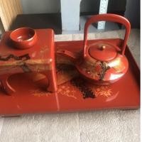 ราคา ถาดกาน้ำชา เมลามีนมือสองญี่ปุ่น4 ชิ้น (17643845999)