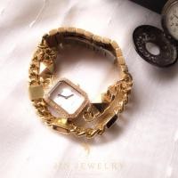 ราคา นาฬิกาข้อมือสตรี แบรนด์ Mashali M-N02-gold (279038095)