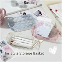 ราคา BASTIBAG Organizer Basket, Mini INS, simple Metal จัดเรียง Make Up Sorting Holder Desktop (24946358660)