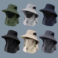 ราคา 【จัดส่งจากกรุงเทพฯ】 หมวกตกปลา, ครีมกันแดดกลางแจ้งและหมวกกันลม, ป้องกันใบหน้าเต็มหน้า, หมวกกันน้ํา, เหมาะสําหรับตกปลา, (52754117598)