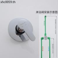 ราคา ทองแดงทั้งหมดปกปิดในผนังประเภทร้อนและเย็นวาล์วผสมสวิตช์ปกปิดวาล์วฝักบัวสามทางห้องน้ําสวิตช์ฝัง (40027718891)