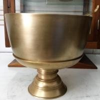 ราคา ชุดขันตักบาตรเนื้อทองเหลืองแบบหนาหนักขนาด 8.5 นิ้ว (1423225052)