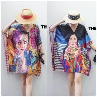 ราคา ทักก่อนสั่งมินิเดรส ผ้าไหมอินเดียพิมพ์ลาย Freesize Thelandmark (20400815107)