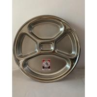 ราคา ถาดหลุมสำหรับใส่อาหาร สแตนเลสตราหัวม้าลาย ขนาด 30 ซม. (2902336376)