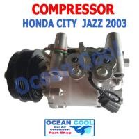 ราคา คอมเพรสเซอร์ ฮอนด้า ซิตี้ แจ๊ส 2003 คอมแอร์ รถยนต์ COMPRESSOR honda city jazz 03 คอมแอร์รถยนต์ คอมแอร์ COM0022 (25253485831)