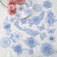 ราคา ซ่อมแซมรูเสื้อยืดปักลายดอกไม้ลูกไม้สีน้ำเงิน (40653502191)