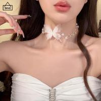 ราคา COD❤️สร้อยคอโบว์ริบบิ้นมุกจี้ผีเสื้อหรูหราสไตล์เกาหลีแฟชั่นหวานเครื่องประดับสำหรับผู้หญิง-a.one (29202325684)