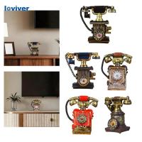 ราคา โทรศัพท์หุ่นวินเทจโรตารี ของตกแต่งสไตล์โบราณ สำหรับร้านค้าและผนังบ้าน (40069348573)