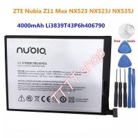 ราคา แบตเตอรี่ เดิม ZTE Nubia Z11 Max NX523J NX523 NX535J Li3839T43P6h406790 4000mAh พร้อมชุดถอด ร้าน TT.TT shop (9691088965)
