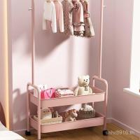 ราคา ห้องสีชมพูชั้นยืนราวตากผ้าชั้นวางขนาดเล็กครัวเรือนเด็กสาวไม้แขวนเสื้อชั้นวางเสื้อการจัดเก็บห้องนอน ใช่ (49254198064)