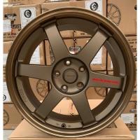 ราคา ล้อแม็กใหม่ TE37 Q1 หยอดแดง ก้านตรง งานYUSTA - ขอบ17 นิ้ว ( 17 x 7.5 x 5 รู114.3 ) ET38 - หน้ากว้าง 7.5 (9913219051)