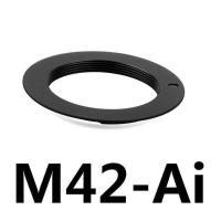ราคา M42-AI แหวนอะแดปเตอร์เหมาะสําหรับ M42-NIKON M42 สกรูเลนส์ NIKON AI Body Adapter แหวน (52203394386)
