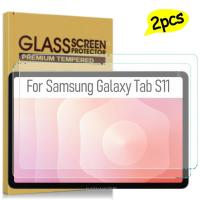 ราคา SAMSUNG สําหรับSamsung Galaxy Tab S11 ฟิล์มกระจกนิรภัยป้องกันหน้าจอบนGalaxy Tab S11 5G WiFi Anti Scratch Full HD 2-Pack (46500573442)
