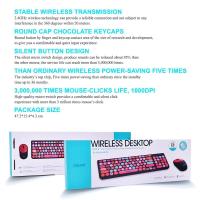 ราคา ชุดคีย์บอร์ด&เมาส์ไร้สาย Wireless 2.4G OKER K719 KEYBOARD & MOUSE (24314078509)
