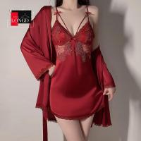 ราคา ชุดนอนเซ็กซี่ Sexy ผ้าซาติน ลูกไม้ DD4372️งานป้ายแท้ quiruo เกรดพรีเมี่ยม ชุดนอนไม่ได้นอน ชุดนอนสายเดี่ยว (27055178021)