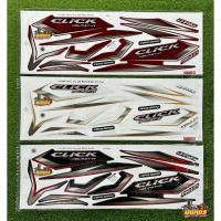 ราคา สติ๊กเกอร์คลิก125i Click125i ปี2013 รุ่น8 ( สีสด เคลือบเงาแท้ ) สติ๊กเกอร์CLICK125i Idlinq Stop สติ๊กเกอร์คลิกไอ (16541367991)