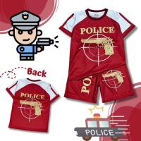 ราคา PL0838#2 ชุดเด็ก ชุดอาชีพเด็ก เสื้อแขนสั้น+กางเกงขาสั้น ผ้าไมโครเกรดA ลายชุดลำลองตำรวจ เสื้อผ้าเด็ก ชุดเด็กแฟชั่น (23770097998)