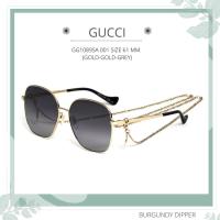 ราคา แว่นกันแดด GUCCI รุ่น GG1089SA 001 SIZE 61 MM. (GOLD-GOLD-GREY) (20748911053)