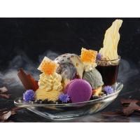 ราคา ถ้วยแก้วไอติม ดีไลท์ บานาน่าสปริท แบบมีลายเส้น แก้วไอศครีม (Banana Split Icecream Plate) (6704993765)