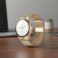 ราคา นาฬิกาข้อมือสมาร์ทวอทช์ใหม่สําหรับผู้หญิง หน้าปัดปรับแต่งได้ ขนาด 1.27 นิ้ว AMOLED แสดงผล GPS ติดตาม NFC สมาร์ทวอทช์ โทรผ่านบลูทูธ นาฬิกาข้อมือสมาร์ทวอทช์สําหรับเล่นกีฬาากลางแจ้ง ของขวัญ (48650791467)