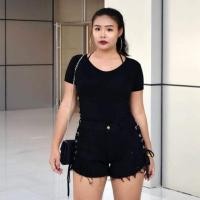 ราคา กางเกงยีนส์ขาสั้น บิ๊กไซส์สาวอวบอ้วน (1731115792)