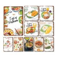 ราคา ภาพวาดตกแต่งอาหารไทย ภาพวาดแผ่นเหล็ก โปสเตอร์สไตล์เอเชียตะวันออกเฉียงใต้ ตกแต่งผนังร้านอาหารไทย ภาพจิตรกรรมฝาผนังอาหารเวียดนาม (25636102482)