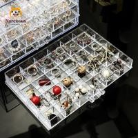 ราคา NARCISSUS ที่เก็บเครื่องประดับ, การออกแบบ 5 ชั้น 120 ช่องเล็กที่ใส่ต่างหู, อะคริลิควางซ้อนกันได้ความจุสูงยืนแสดงเครื่องประดับแสดงเครื (45354380769)
