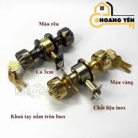 ราคา (ใหม่ 98% เนื่องจากการจัดเก็บ) ล็อคมือจับกลม เข้าประตูห้อง ประตูห้องน้ํา ล็อคหมัดทรงกลมสีเหลือง/มอส (42266038175)