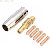 ราคา [Dolldoll]7PCS MIG Welding Contact Tip Set MB15 15AK Torch Consumables Diameter 06 to 12mm (50454578948)