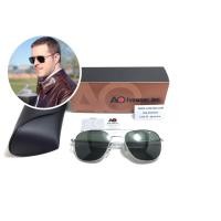 ราคา แว่นกันแดด Ao Eyewear รุ่น Original Pilot สีเงินเงา Made in USA <แท้100%> ส่งฟรี!! Kerry (1356325042)