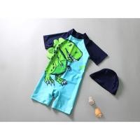 ราคา ชุดว่ายน้ำ บอดี้สูท แขนสั้น ขาสั้น ลาย ไดโนเสาร์ สีฟ้า พร้อมหมวก (7727949499)