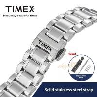 ราคา Timex TW4B09100/9200/T49963 สายนาฬิกาสแตนเลสพร้อมเข็มกลัดและผีเสื้อเหมาะกับ 12-24 มม. การออกแบบ Unisex สําหรับผู้ชายและผู้หญิง – เหมาะสําหรับนาฬิกา TIMEX (29079731841)