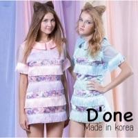 ราคา เดรสงานป้าย D'one สีฟ้า (6616242947)