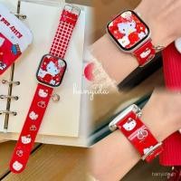 ราคา Katie UV พิมพ์สายหนังสําหรับ Apple Watch iWatch 11th Gen 10/9 8 Ultra 3 SE3 49 มม.46 มม.42 มม.44 มม.40 มม.Iwatch สร้อยข้อมืออุปกรณ์เสริม (46604338526)