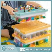ราคา 【meters_seen】ความจุขนาดใหญ่กล่องพลาสติกซ้อนซ้อนกล่องเก็บของเล่นพร้อมฝาปิดพร้อมฐานเลโก้ กล่องใส กล่องเก็บเลโก้ (26880670077)