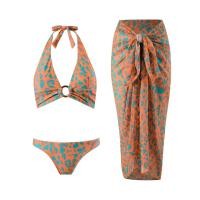 ราคา 2025 ชุดว่ายน้ำบิกินี่ลายเสือดาวสามชิ้นใหม่สำหรับผู้หญิง ชุดว่ายน้ำเซ็กซี่ขายดีพร้อมกระโปรงชีฟอง บิกินี่ EYF8 (42850478955)