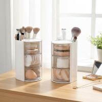 ราคา 1 ชิ้น กล่องเก็บแปรงเครื่องสําอางสําหรับดินสอเขียนคิ้วและลิปสติก, ที่จัดระเบียบตั้งโต๊ะ, ที่ใส่ปากกาใส, กล่องเก็บเครื่องเขียน (29143259106)