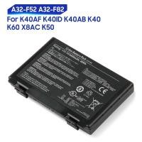 ราคา Original Replacement Battery For ASUS K60 K50 K40 K40AF K40ID K40AB X8AC A32-F52 A32-F82 Genuine Laptop Battery 4400mAh (11497905841)
