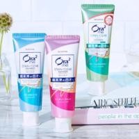 ราคา Sunstar Ora2 me stain clear ยาสีฟันขาว​ จากญี่ปุ่น กลิ่นพีช สีชมพู สีฟ้า (2332147903)
